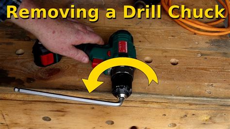 how to remove drill chuck