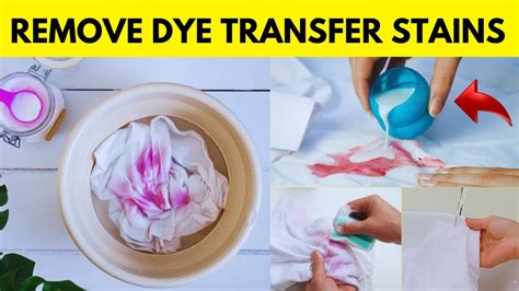 how to remove dye from cloth
