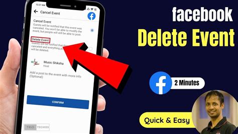 how to remove events in facebook