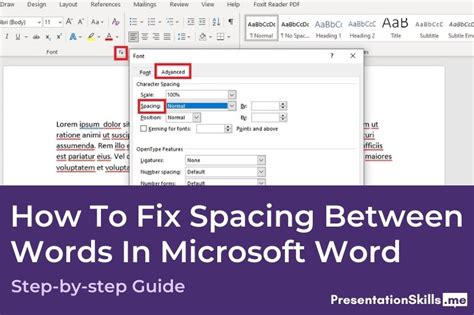 how to remove extra spacing between words in word shortcut key