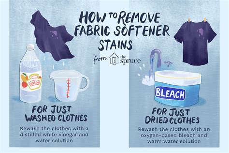 how to remove fabric softener stains from sheets