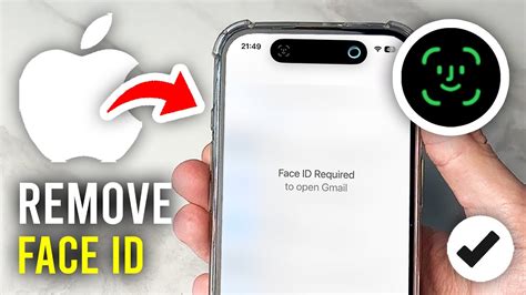 how to remove face id for apps on iphone