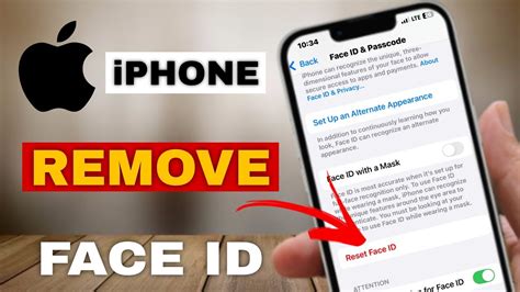 how to remove face id from iphone