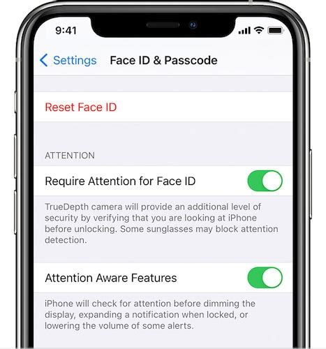 how to remove face id on iphone 12