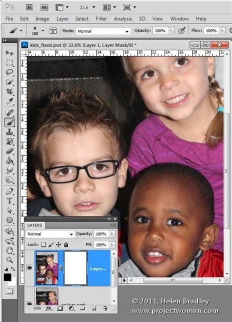 how to remove face in photoshop