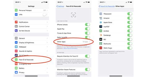 how to remove face recognition on apps