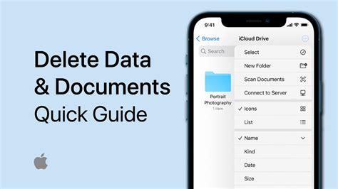 how to remove facebook documents and data from iphone
