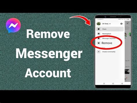 how to remove facebook messenger account from android