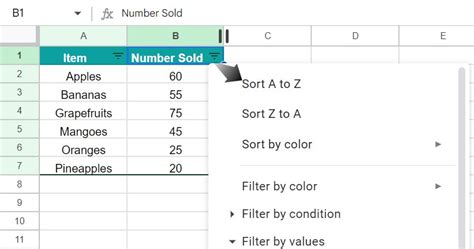 how to remove filter in google sheets shortcut