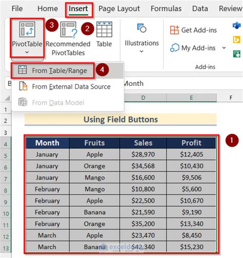 how to remove filters from pivot chart in excel