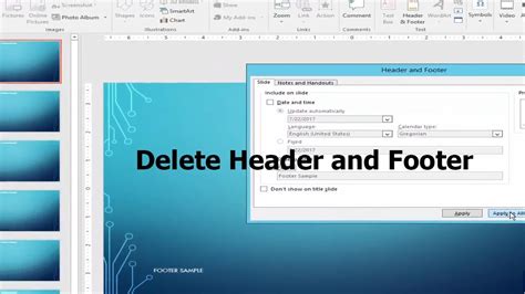 how to remove fixed header in powerpoint