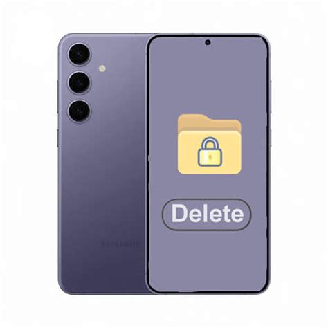 how to remove folder from samsung mobile