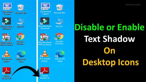 how to remove font shadow in windows 10