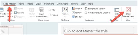 how to remove footer in slide master
