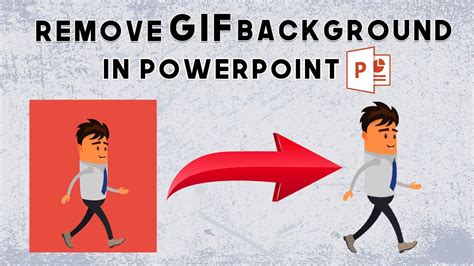 how to remove gif background in powerpoint