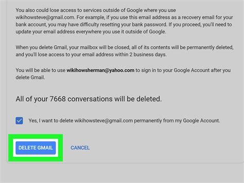 how to remove gmail account from google com
