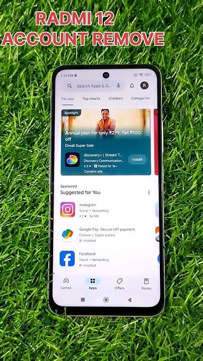 how to remove gmail account from redmi note 12