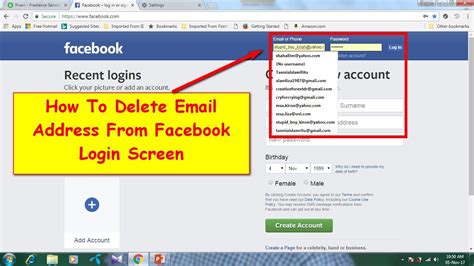 how to remove gmail from facebook without login