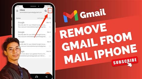 how to remove gmail from iphone 15