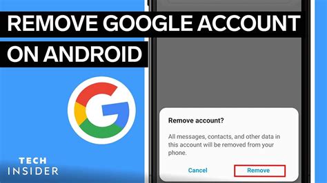 how to remove google account in android tv