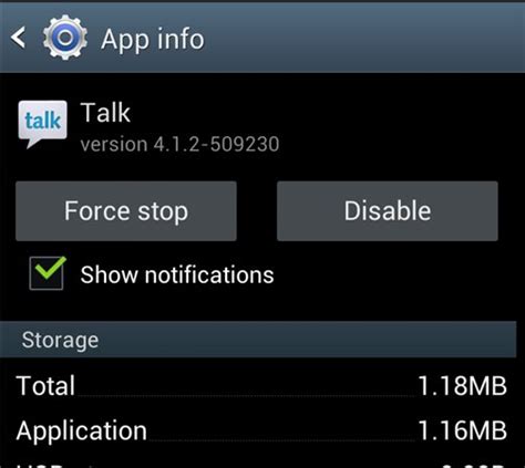 how to remove google talk from android