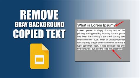 how to remove gray background from copied text in pages