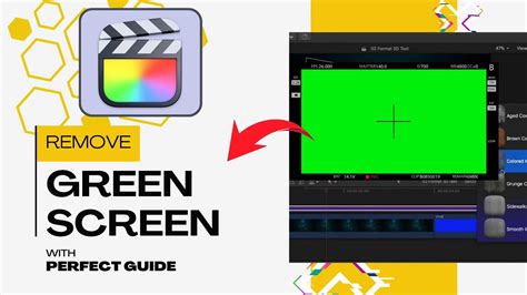 how to remove green background in final cut pro
