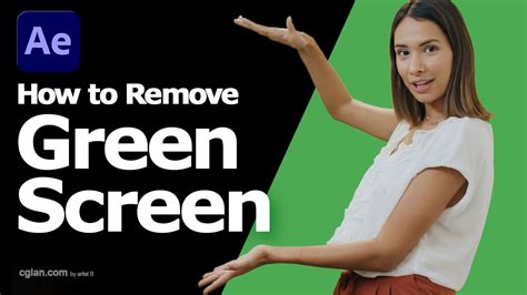 how to remove green screen background in after effects