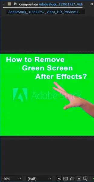 how to remove green screen in after effects 2022