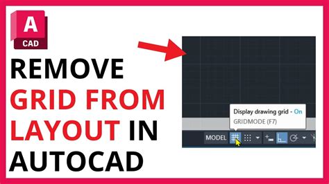 how to remove grid lines in viewport autocad