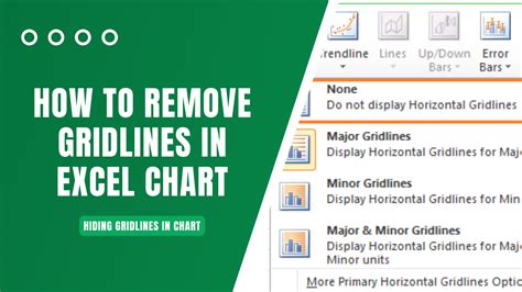 how to remove gridlines in excel pivot chart