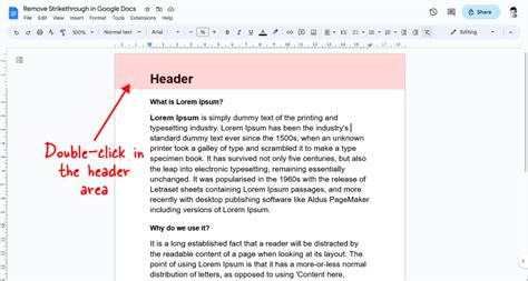 how to remove header space