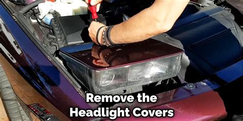 how to remove headlight cover from car