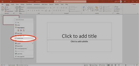 how to remove highlight from powerpoint slide