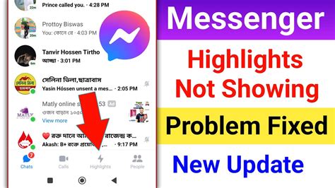 how to remove highlights from messenger on iphone