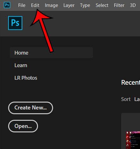 how to remove home screen in photoshop
