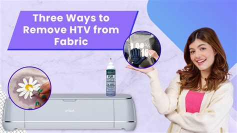 how to remove htv from book cloth