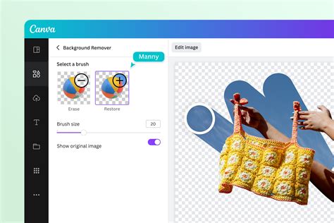how to remove image background in canva free