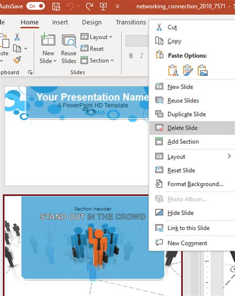 how to remove image in powerpoint