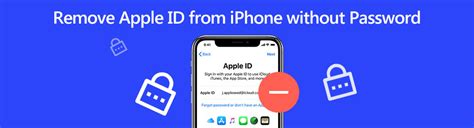how to remove inactive apple id from iphone without password