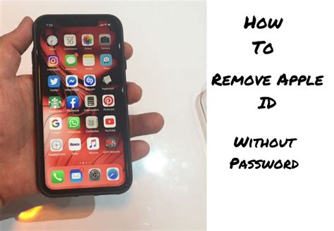 how to remove inactive apple id without password