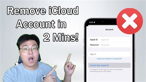 how to remove inactive icloud account on iphone