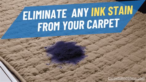 how to remove ink stains from the carpet