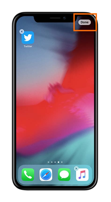 how to remove items from home screen on iphone