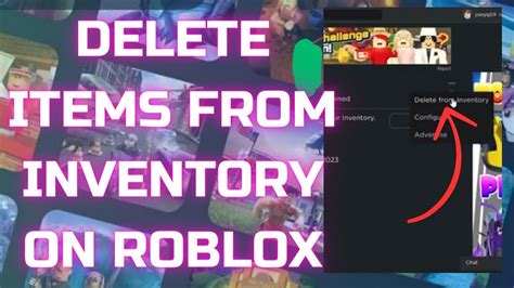 how to remove items from inventory roblox studio