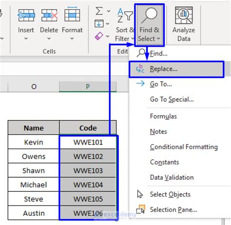 how to remove letters from excel cells