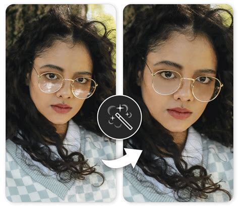 how to remove light reflection in photo online free