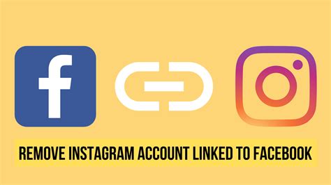 how to remove linked instagram account from facebook page
