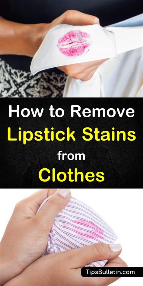 how to remove lipstick stain from clothes quickly