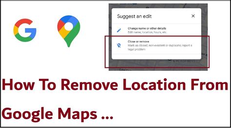 how to remove location name from google map